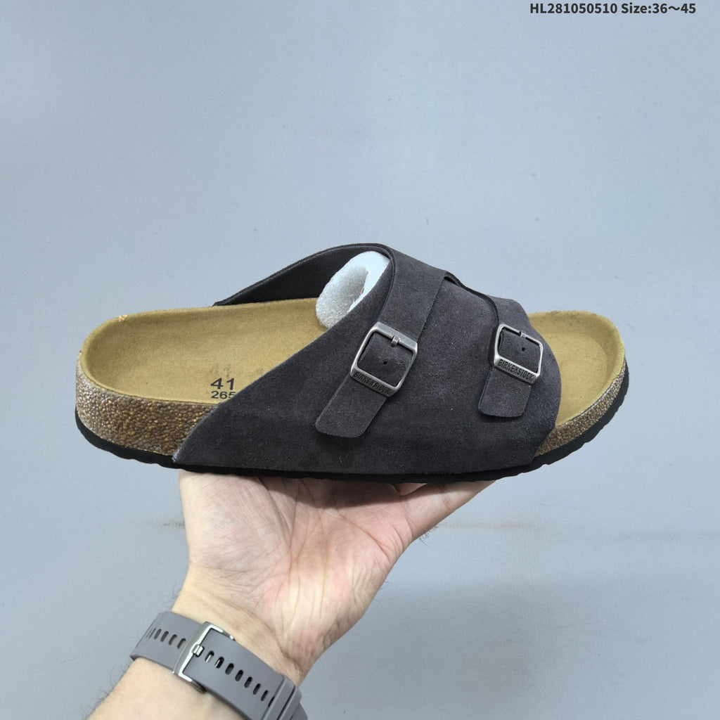 Arizona Two-Strap Slide Sandals Black 1029257 by Birkenstock - product image from the listing.