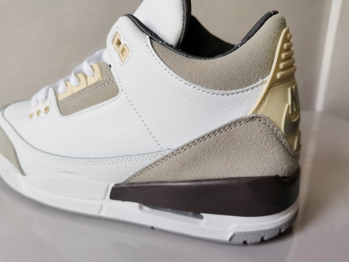 Jordan 3 Retro SP Sneakers in Sail Grey - product image from the listing.
