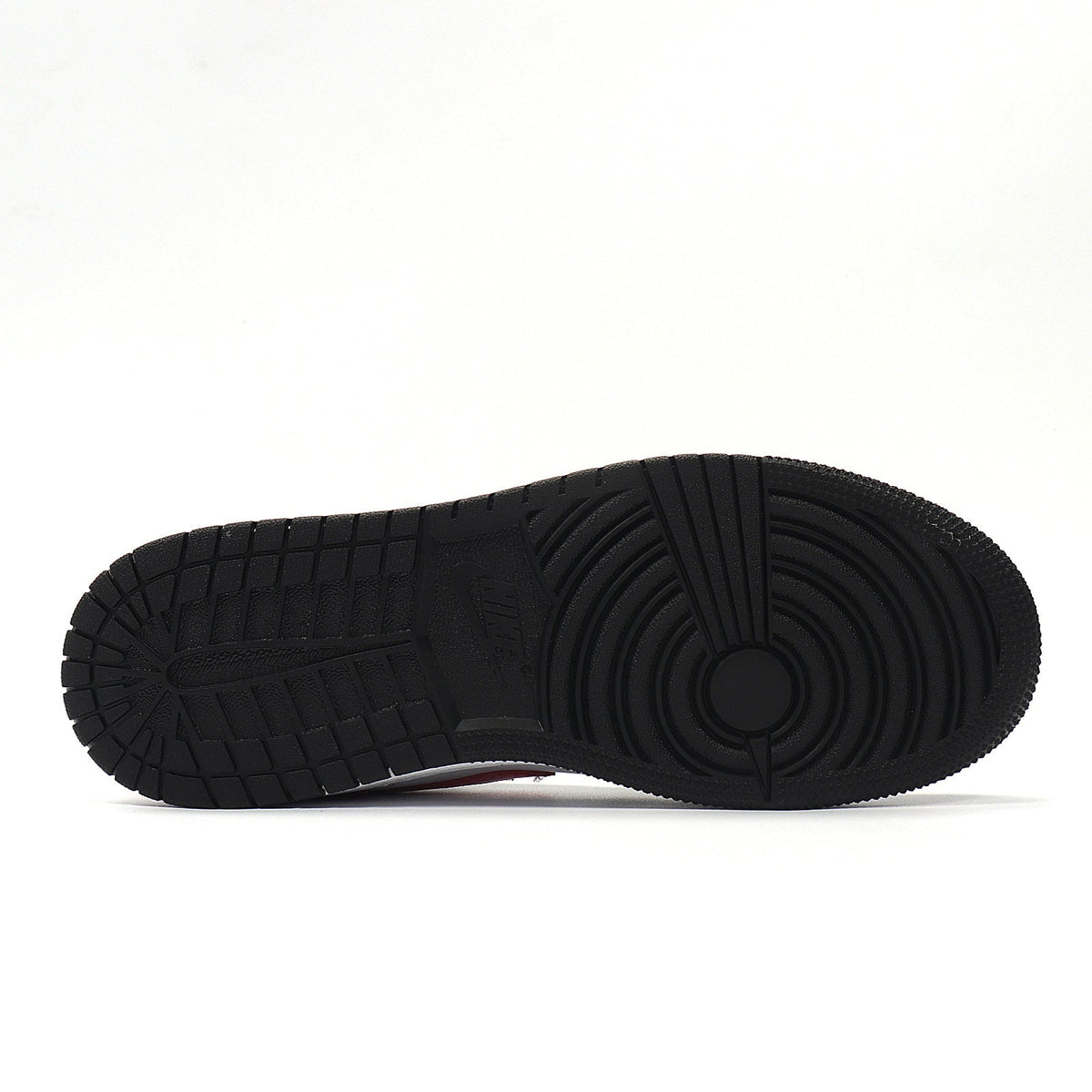 Jordan 1 Low Sneakers in Black Pink White 554723-106 - product image from the listing.