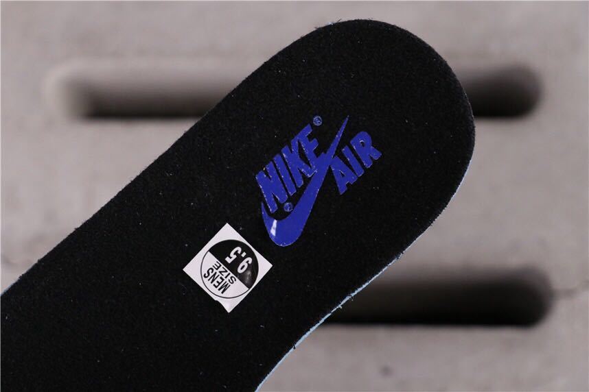 Air Jordan 1 Game Royal High-Top Sneakers in Black Blue White - product image from the listing.