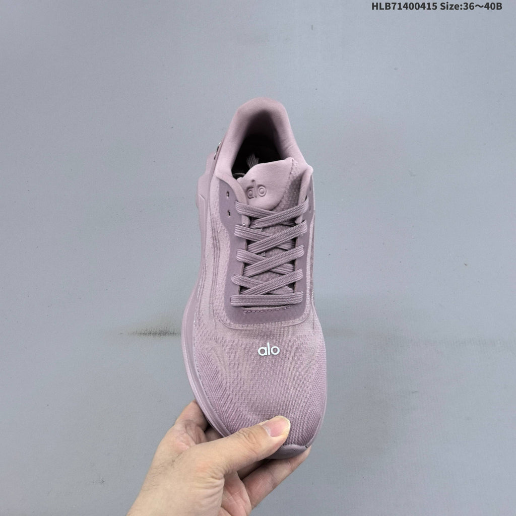 Alo Yoga Alo Runner Low-Cut Sneakers in Mauve - product image from the listing.