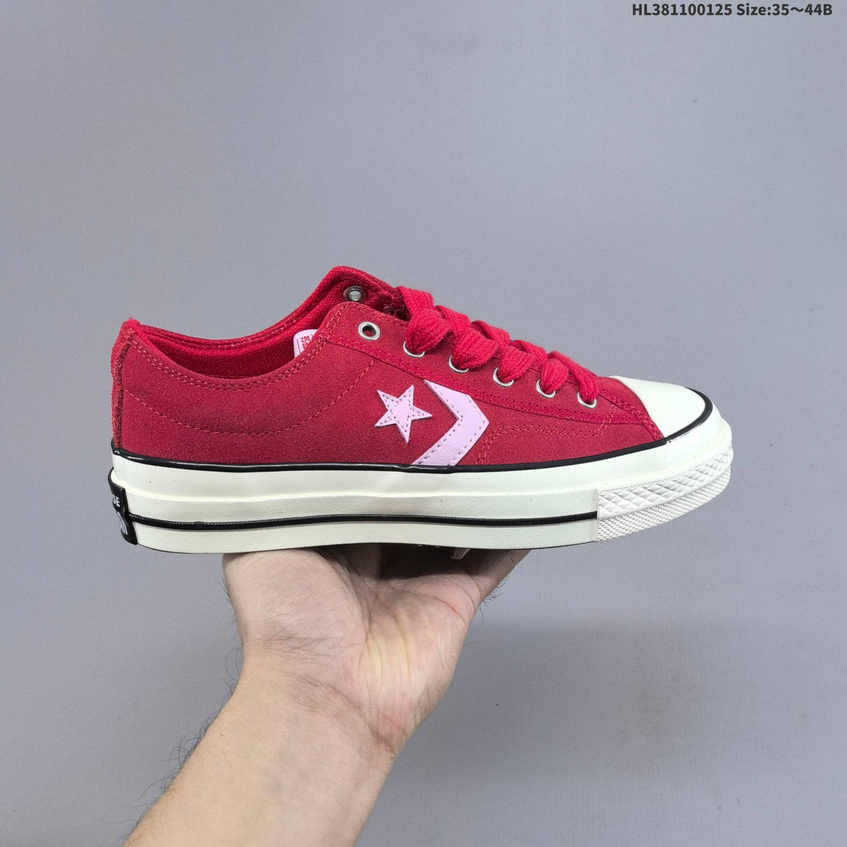 Converse Star Player Ox Low-Cut Sneakers in Navy/White - product image from the listing.