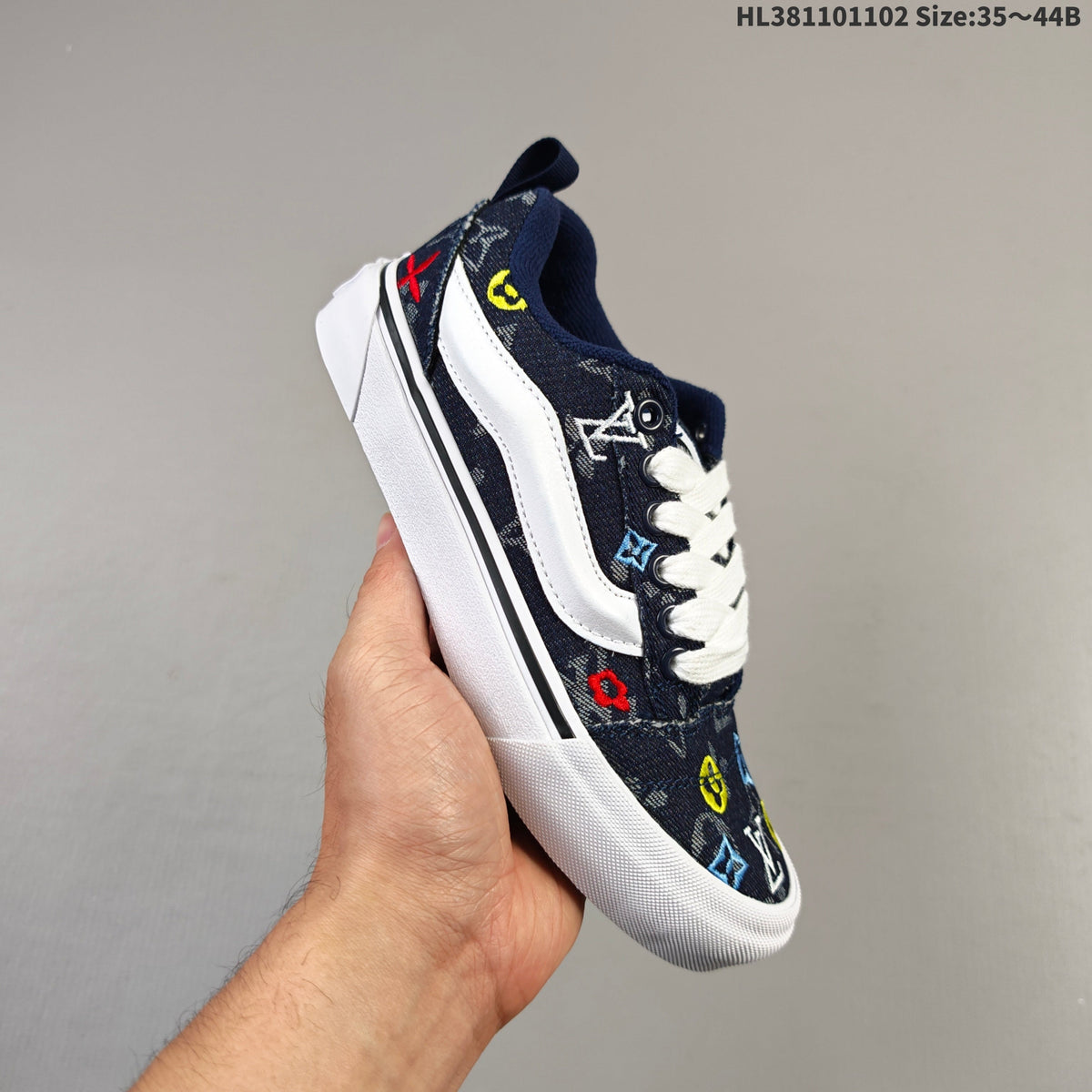 Vans Knu Skool Low-Cut Sneakers in Monogram Print - product image from the listing.