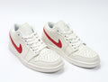 Sneakers, Sail and Red, - Jordan 1 Low AO9944-161 - product image from the listing.
