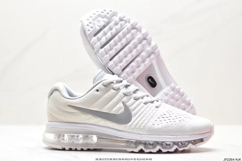 Nike Air Max 270 Sneakers in White and Silver - product image from the listing.