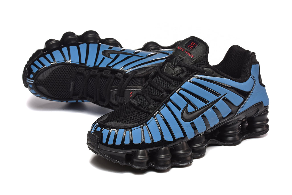 Black and Pink Nike Shox TL Sneakers - product image from the listing.