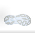 HOKA Bondi 8 Running Sneakers in Gray and Coral - product image from the listing.