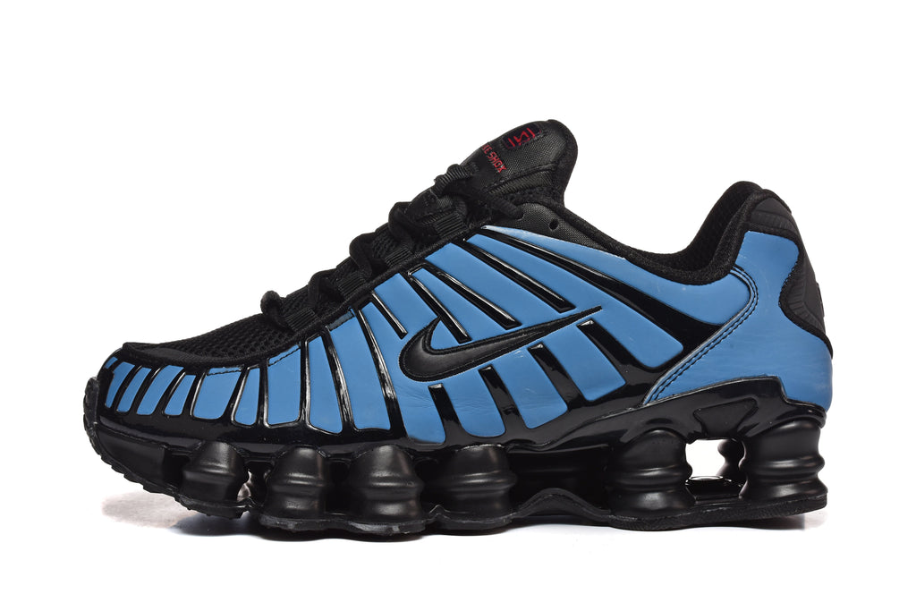 Black and Pink Nike Shox TL Sneakers - product image from the listing.