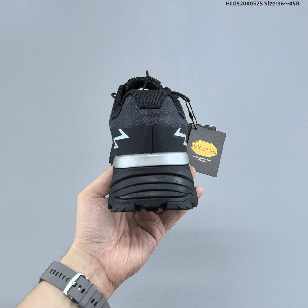 KAILAS Expedition Low-Cut Hiking Shoes, in Black - product image from the listing.