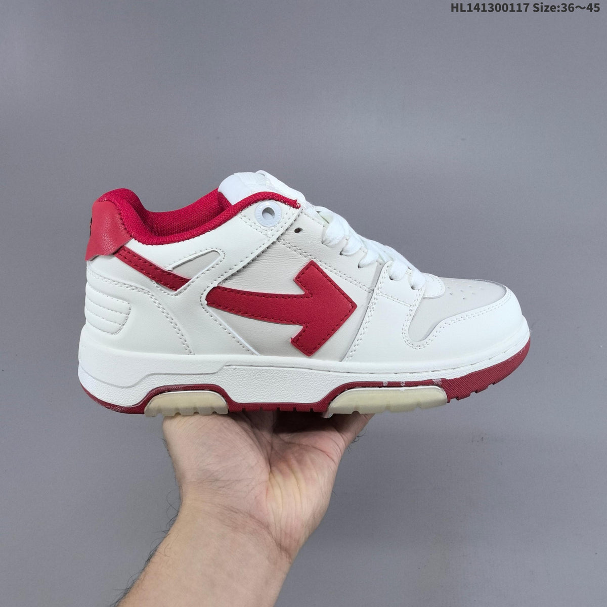 White Off-White Arrow Low-Top Sneakers - product image from the listing.