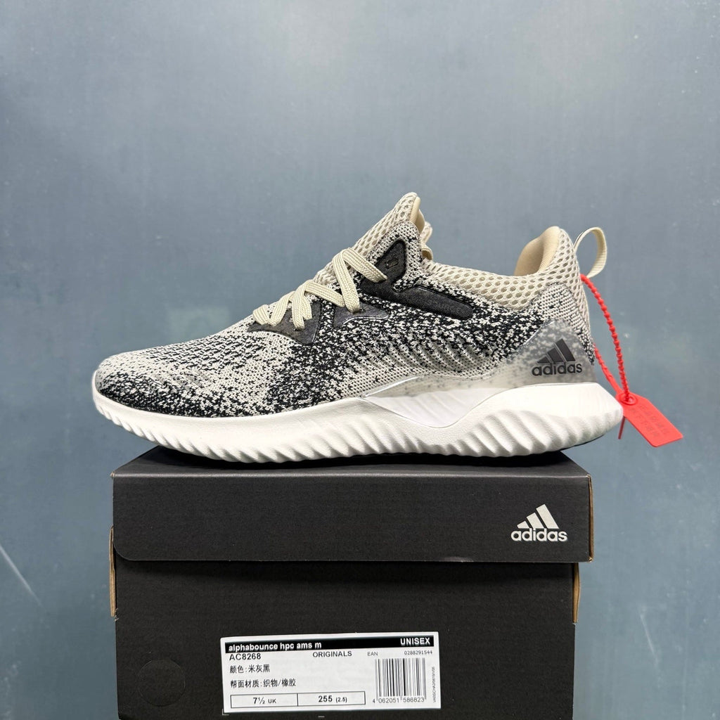 Adidas Alphabounce HPC AMS M Sneakers in Beige, in Gray and Black - product image from the listing.