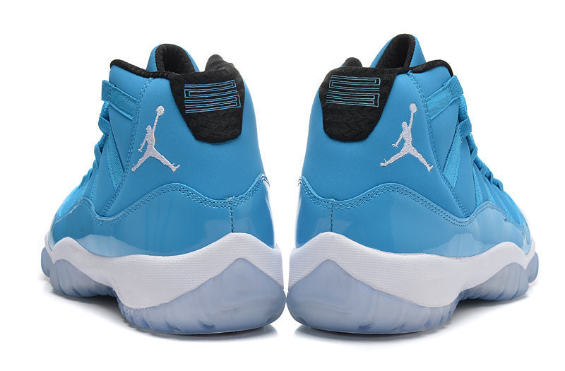Blue and White Air Jordan 11 High Sneakers - product image from the listing.