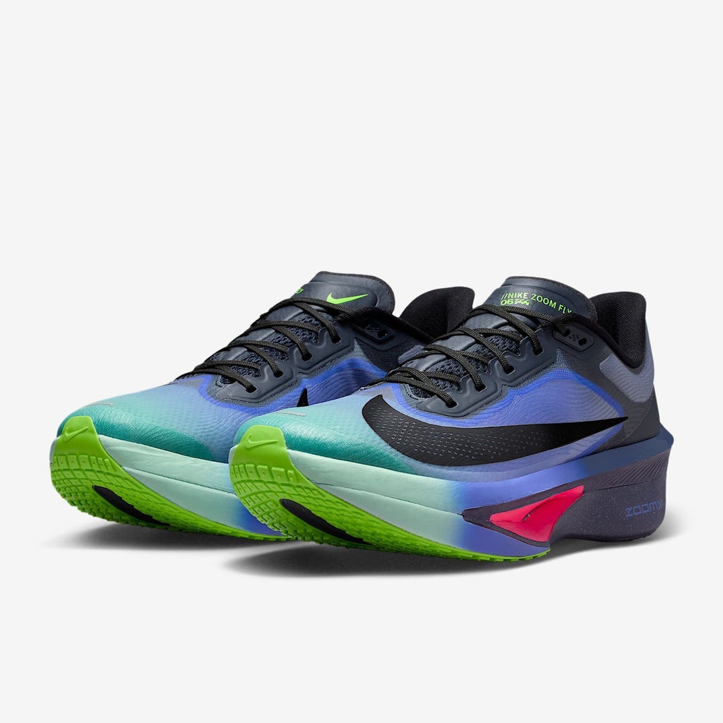 Nike Zoom Fly 6 Running Shoes in Black Blue Green - product image from the listing.