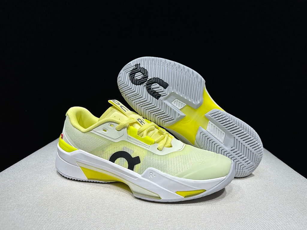 On The Roger Pro Fire Clay Tennis Shoes, in Yellow - product image from the listing.