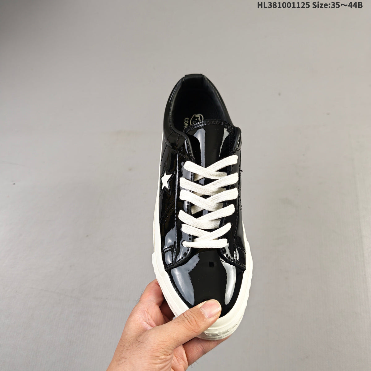 Converse 1970s Noritake Low-Cut Sneakers, Black Patent - product image from the listing.