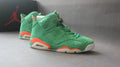 Air Jordan 6 Gatorade High-Top Sneakers in Green 384664-145 - product image from the listing.