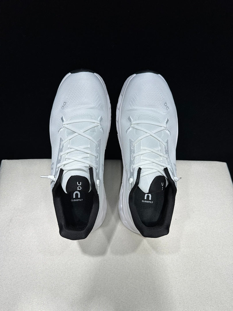 Ivory and Black On Cloudtilt Sneakers - product image from the listing.