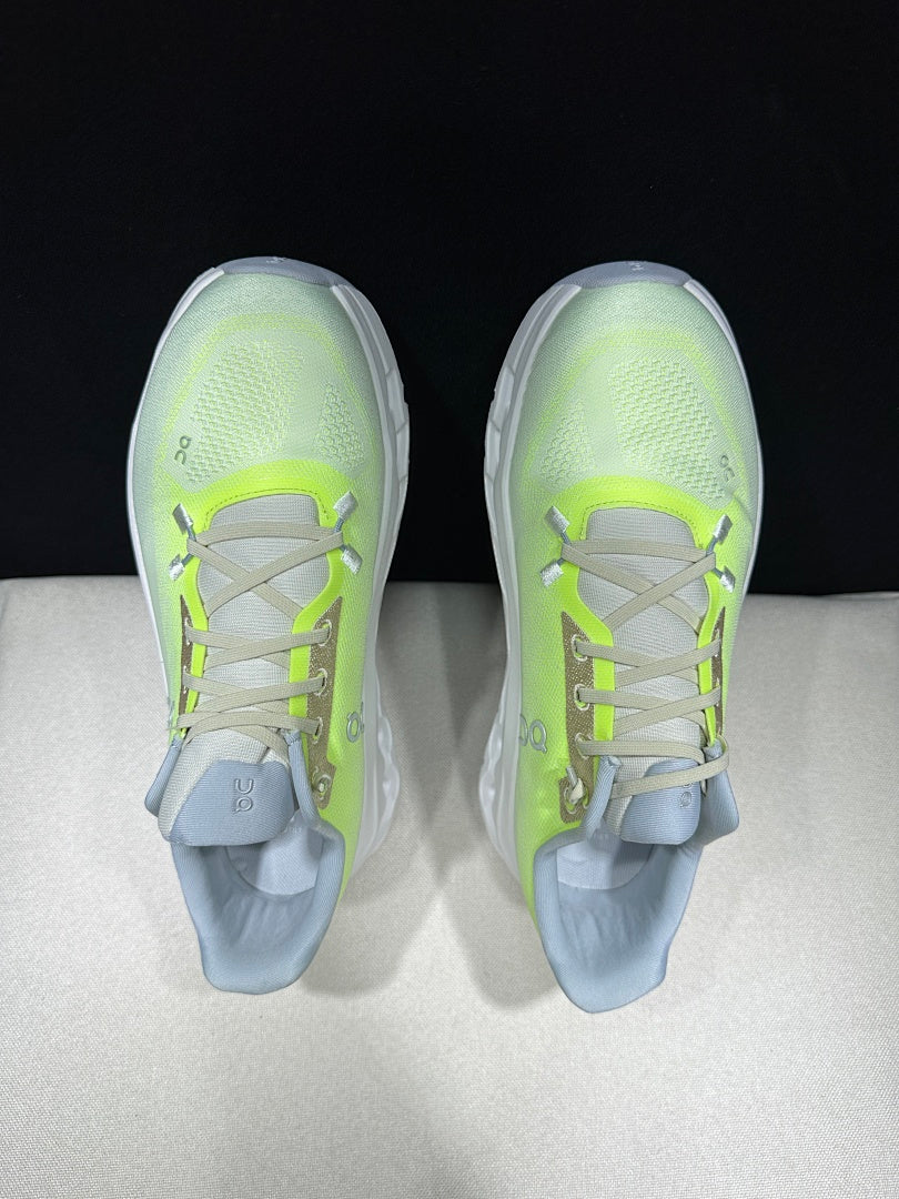 Lime and Ivory On Cloudtilt Sneakers - product image from the listing.