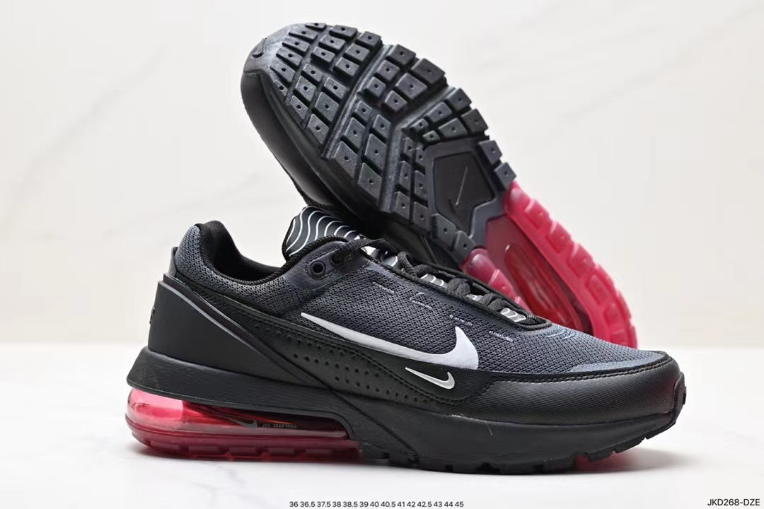 Nike Air Max 270 React Sneakers in Black White Purple - product image from the listing.