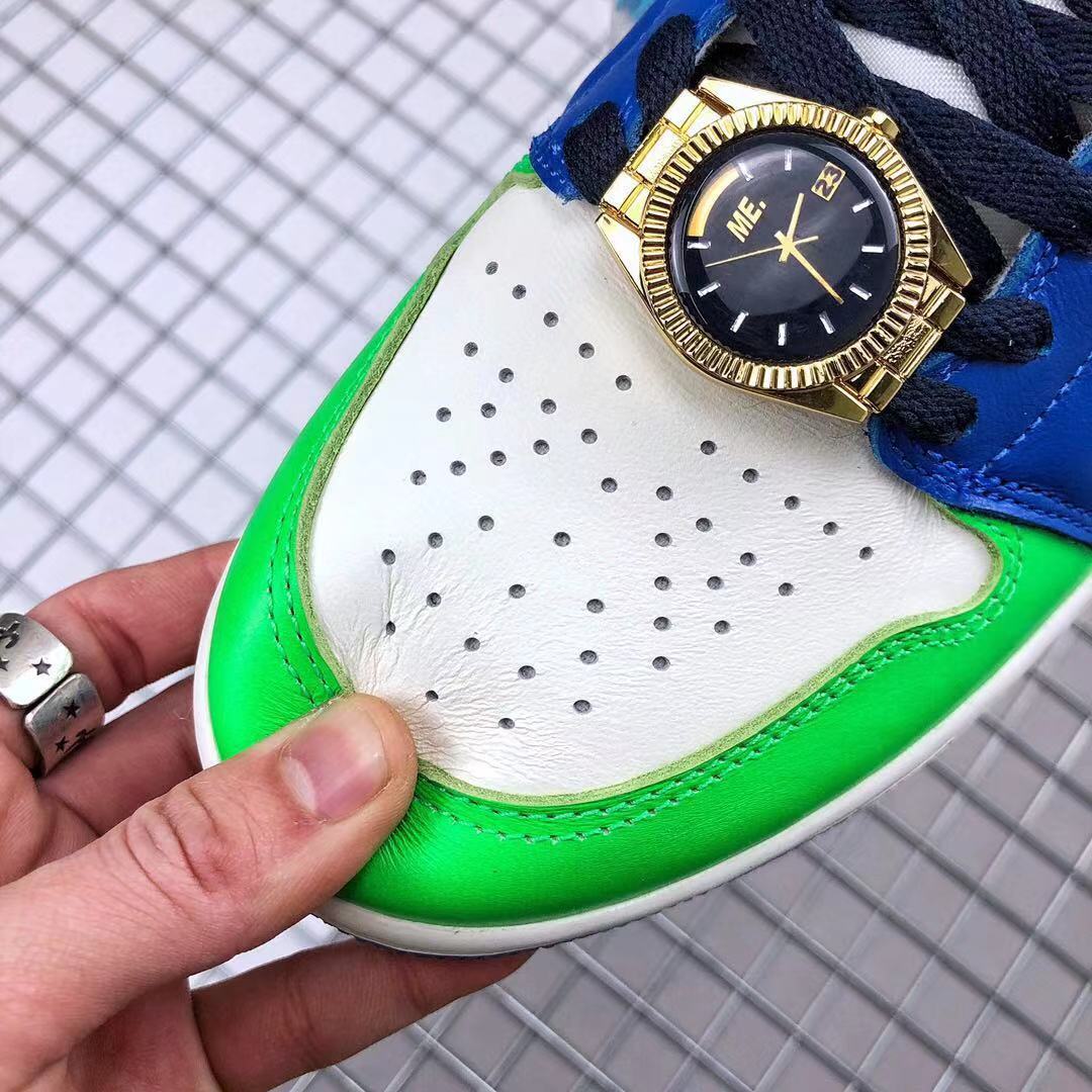 Melody Ehsani x Air Jordan 1 Mid Sneakers in Multicolor - product image from the listing.
