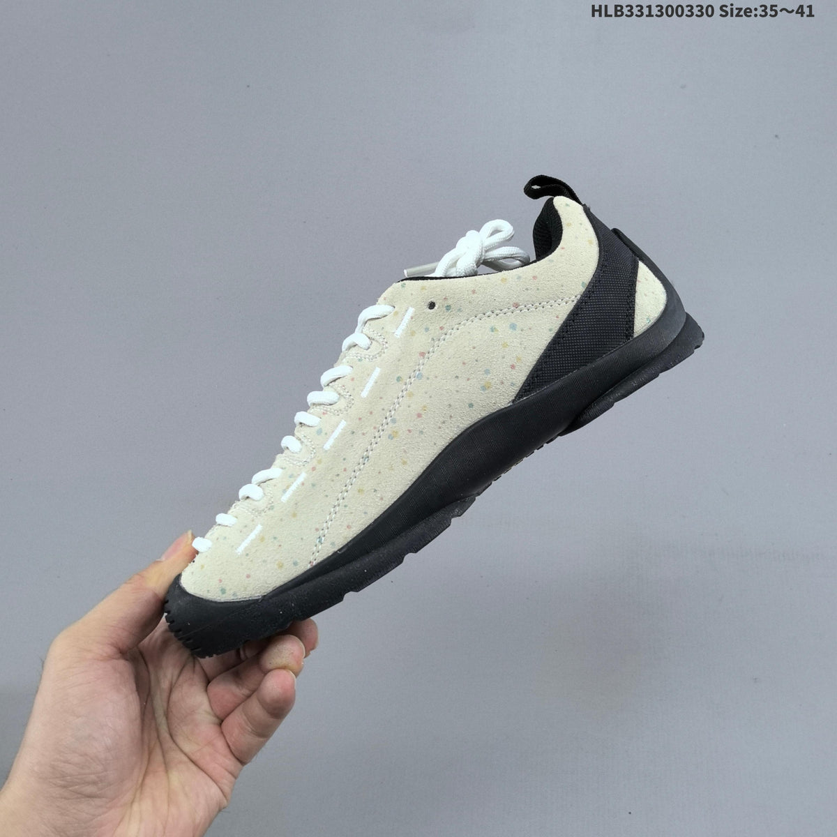 KEEN Jasper Low-Cut Outdoor Sneakers, Speckled Cream, 1022266 - product image from the listing.