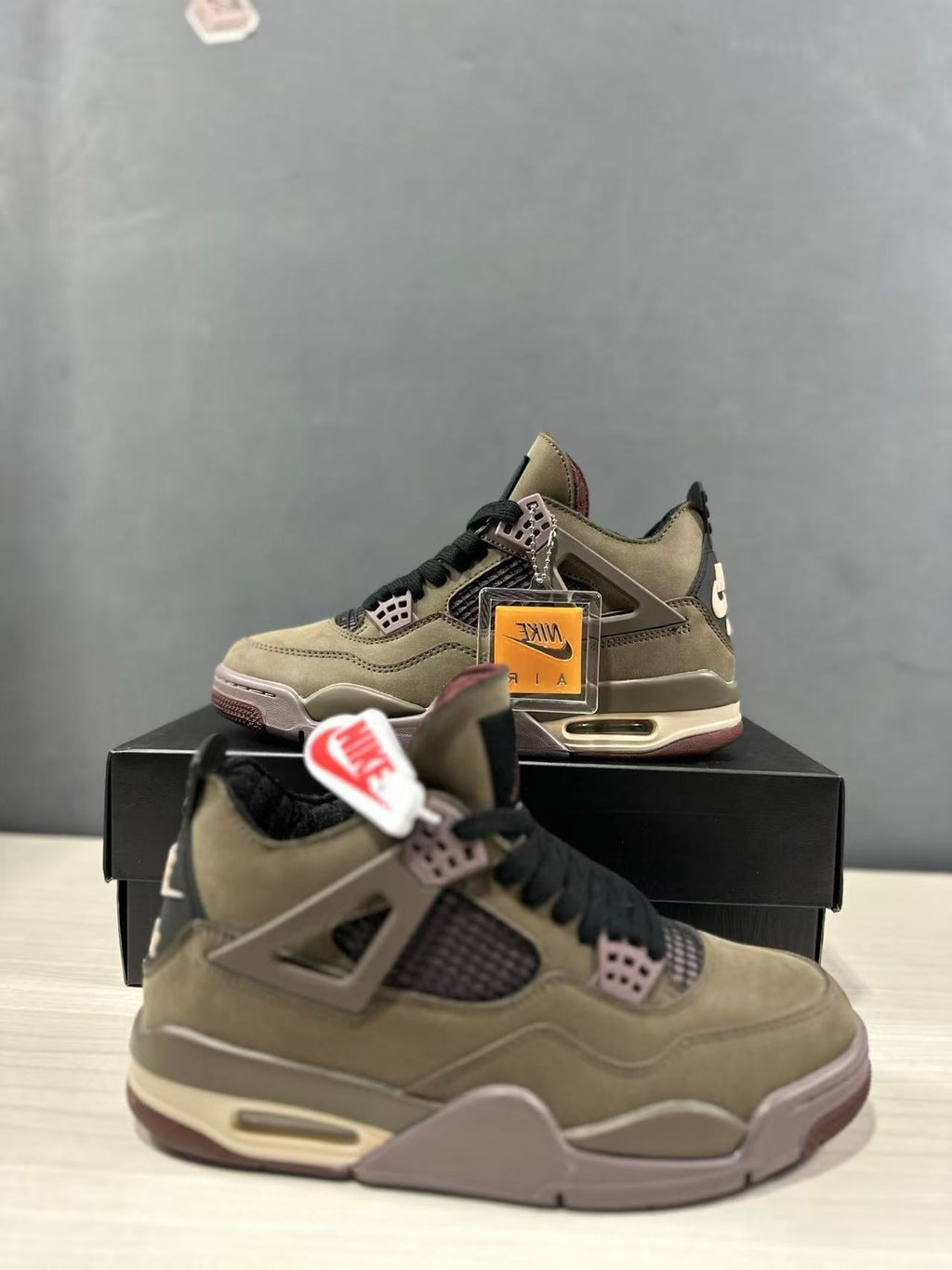 Air Jordan 4 Retro SP Dark Mocha Sneakers IF3102-200 - product image from the listing.