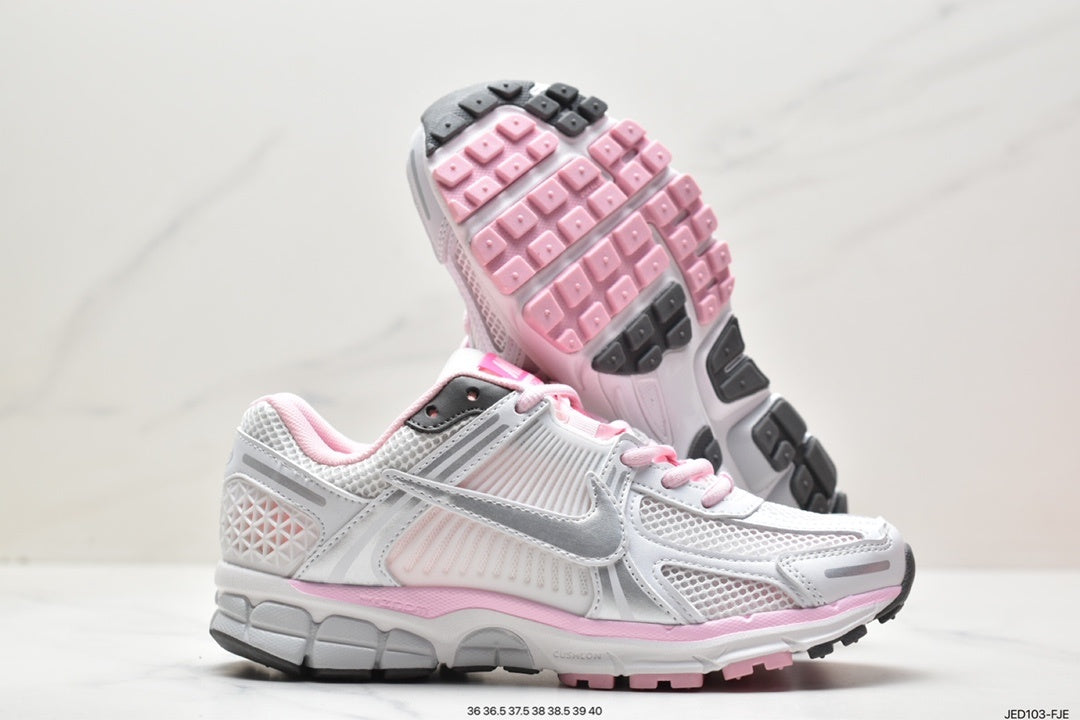 Nike Air Zoom Vomero 5 Sneakers in White, in Pink and Grey - product image from the listing.
