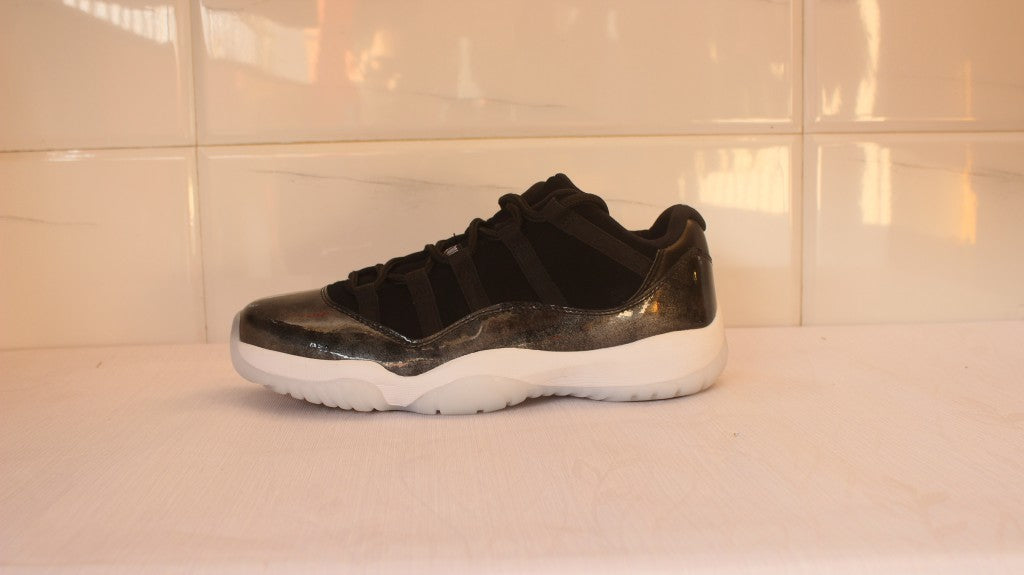 Air Jordan 11 Low Barons Black Sneakers - product image from the listing.