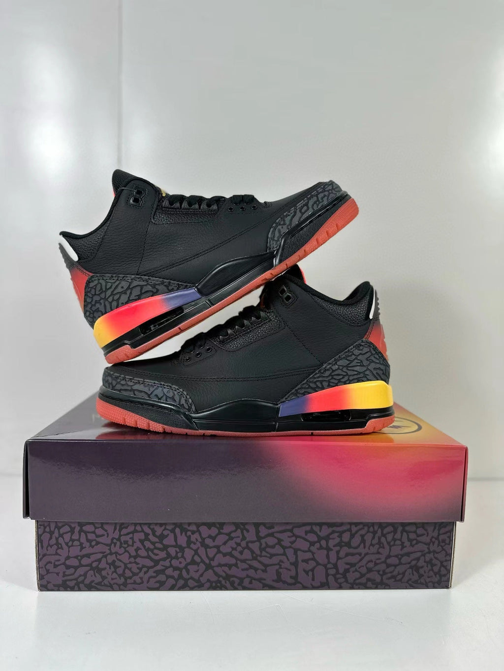 Air Jordan 3 Rio Sneakers Black FN0344-001 - product image from the listing.
