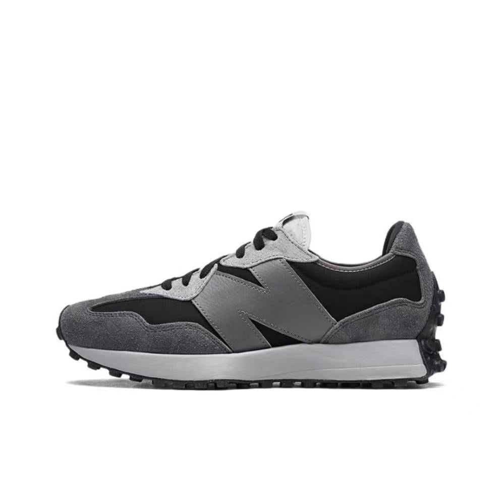 New Balance MS327GRM Sneakers, in Grey and Black - product image from the listing.