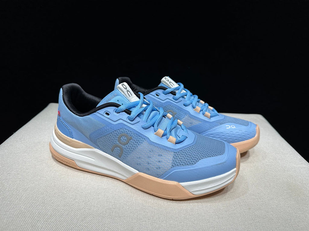 On THE ROGER Advantage Pro Blue Tennis Footwear - product image from the listing.