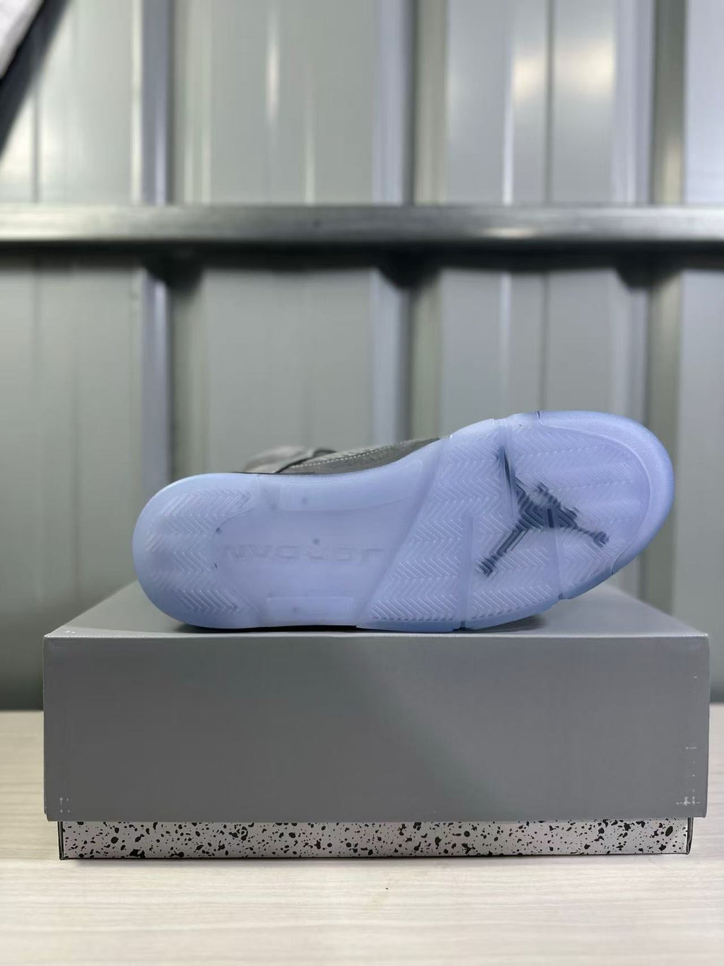Air Jordan 5 Sneakers in Wolf Grey DD0587-002 - product image from the listing.