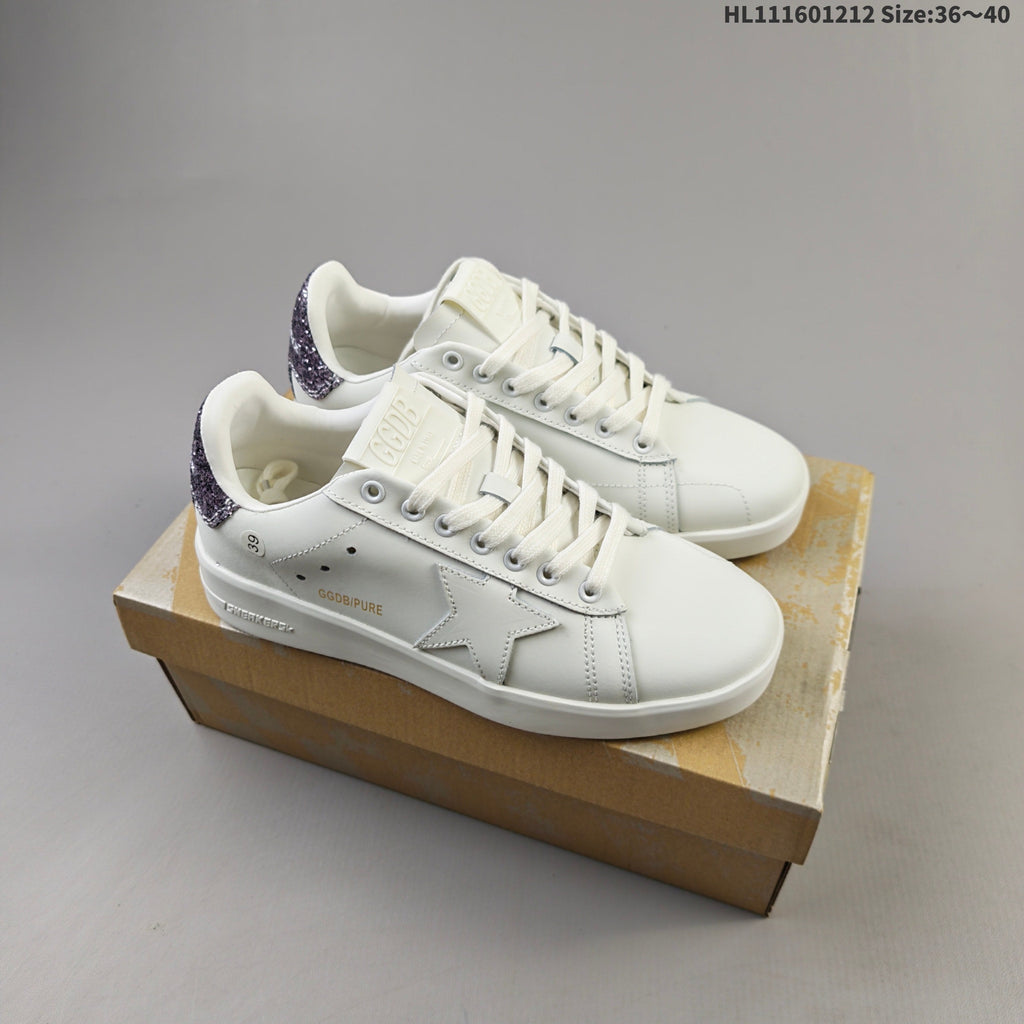 Golden Goose Purestar Low-Cut Sneakers with Star Detail - product image from the listing.