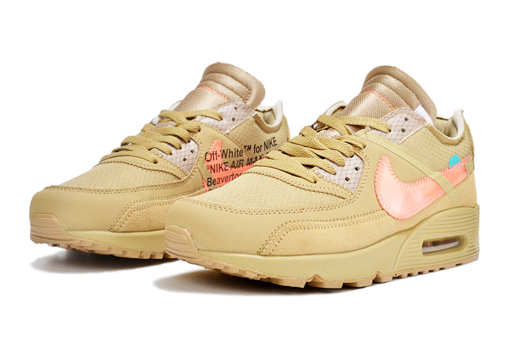 Off-White Desert Ore Sneakers - Nike Air Max 90 - product image from the listing.