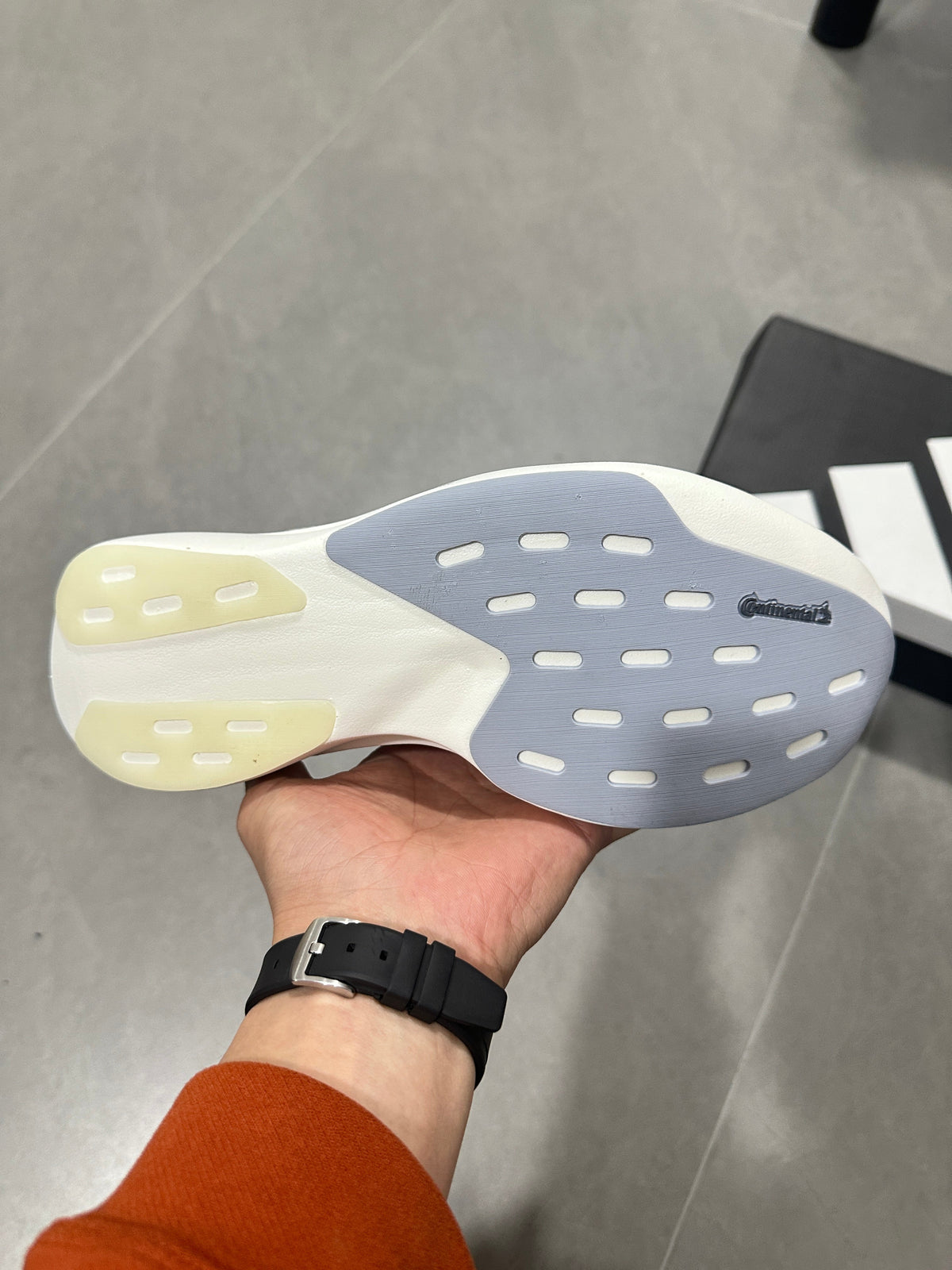 adidas Adizero JR2028 Running Shoes in White Silver - product image from the listing.