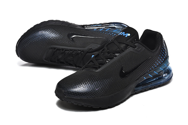 Nike Air Max 270 Sneakers in Black and Blue - product image from the listing.