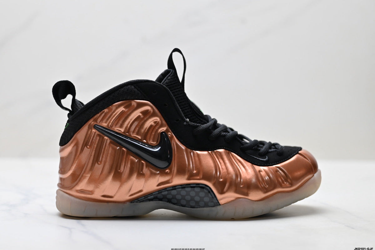 Nike Air Foamposite One Penny Hardaway Copper Trainers - product image from the listing.