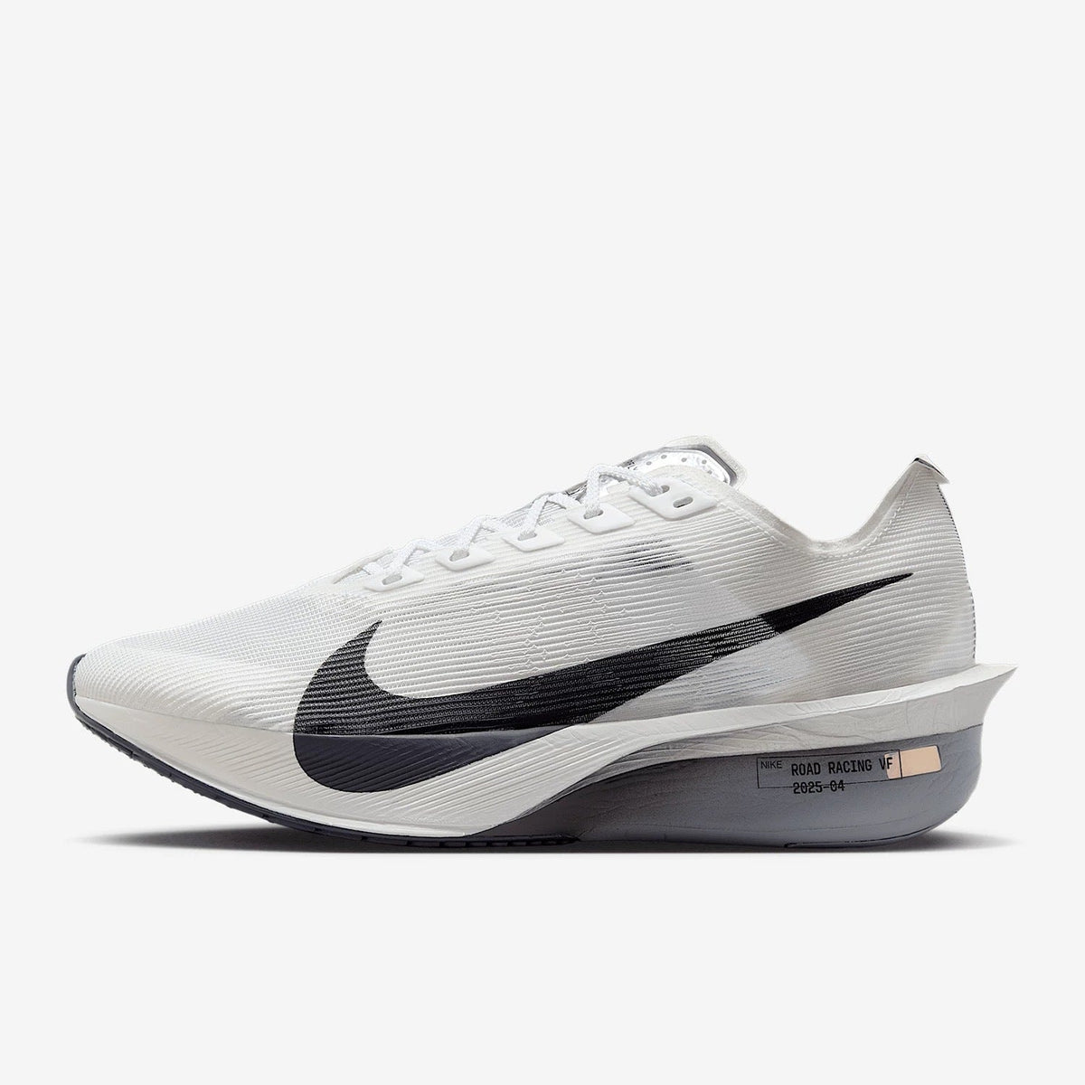 Nike Vaporfly Next 4% Road Racing Shoes in White Grey HF6414-100 - product image from the listing.
