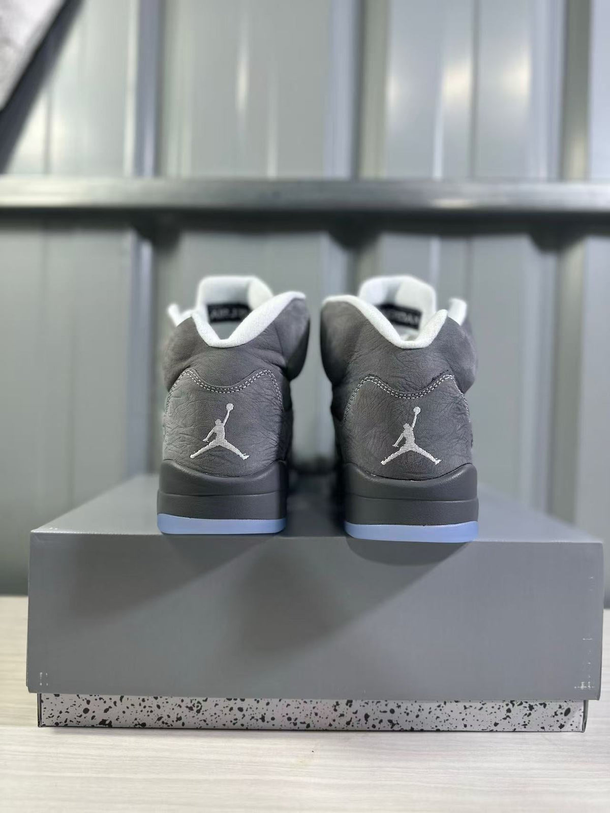 Air Jordan 5 Sneakers in Wolf Grey DD0587-002 - product image from the listing.