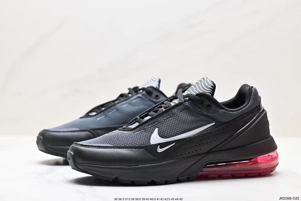 Nike Air Max 270 React Sneakers in Black White Purple - product image from the listing.