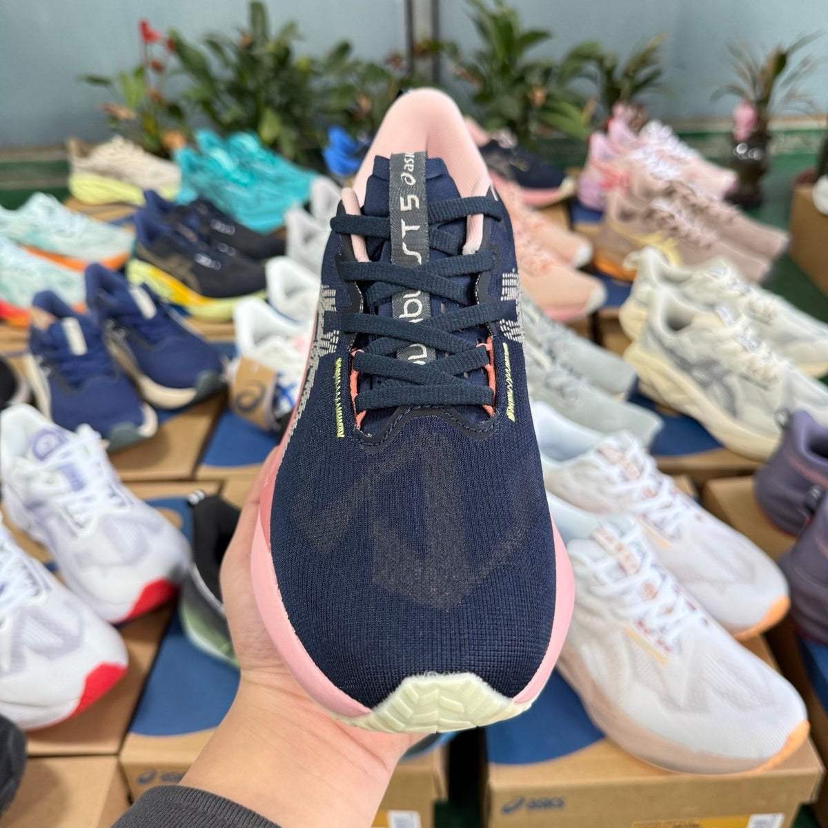 Nike H8 Running Sneakers in Pink and Navy - product image from the listing.