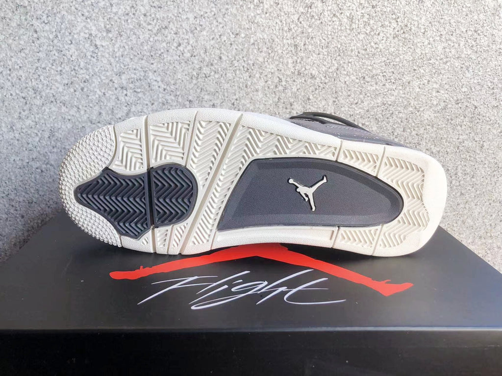Air Jordan 4 Black Oreo Sneakers in Grey and Black - product image from the listing.