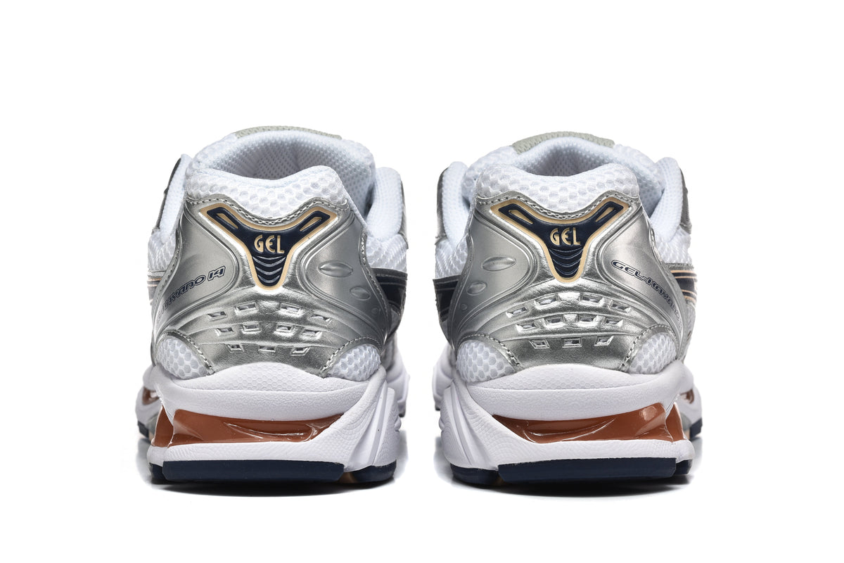 ASICS Gel-Kayano 14 Sneakers in White Silver - product image from the listing.