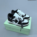 Off-White Out Of Office Low-Top Sneakers in Black White - product image from the listing.