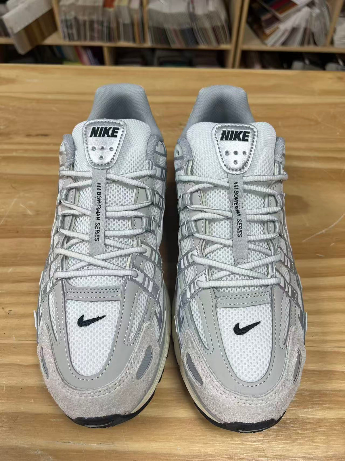White and Grey Nike P-6000 Sneakers IU7549-072 - product image from the listing.