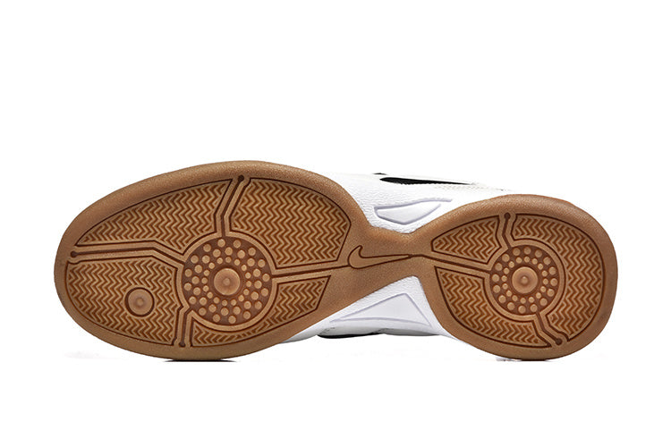 Nike Total 90 Indoor Soccer Shoes in White Black Gum - product image from the listing.