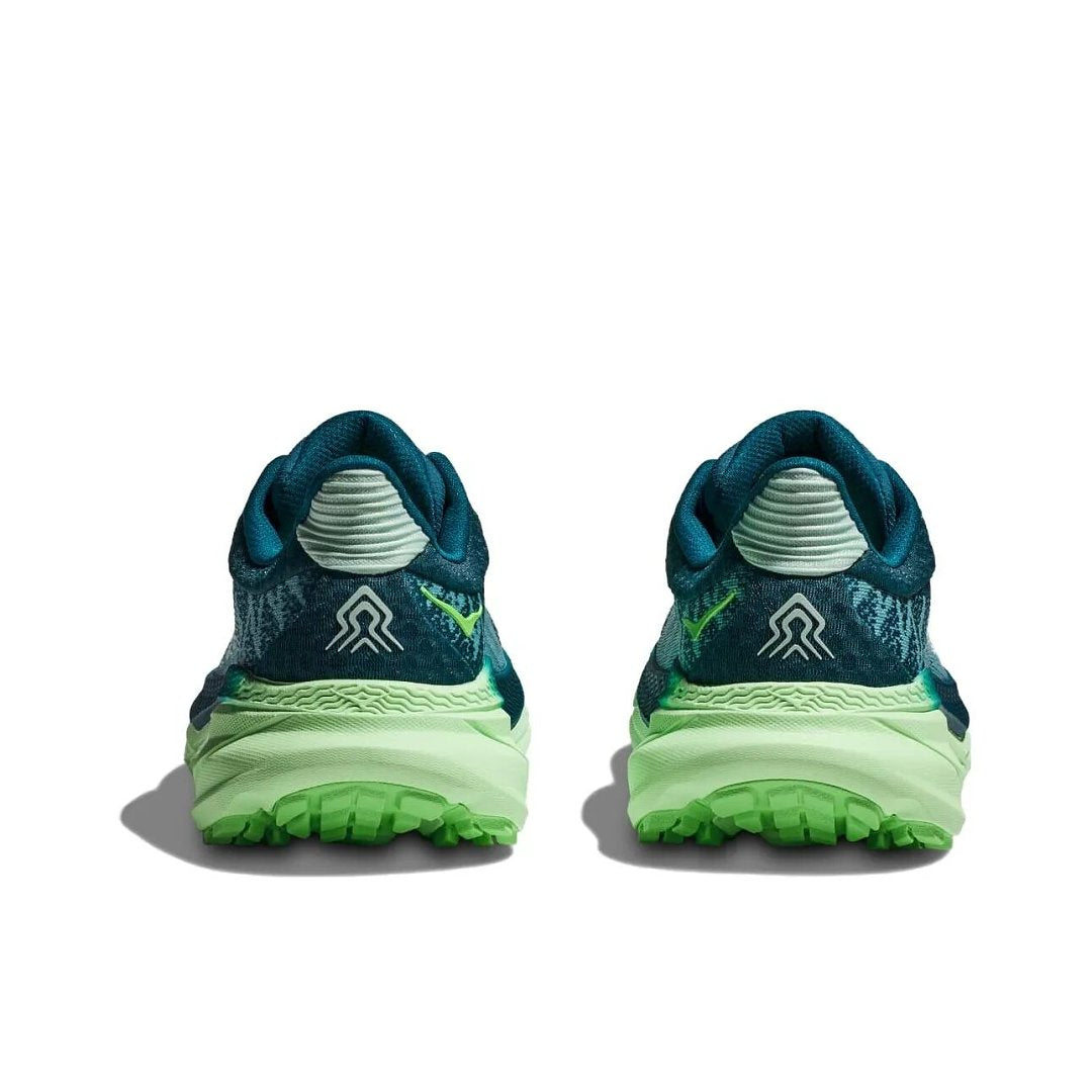 HOKA Challenger 7 Trail Running Shoes in Blue Green - product image from the listing.