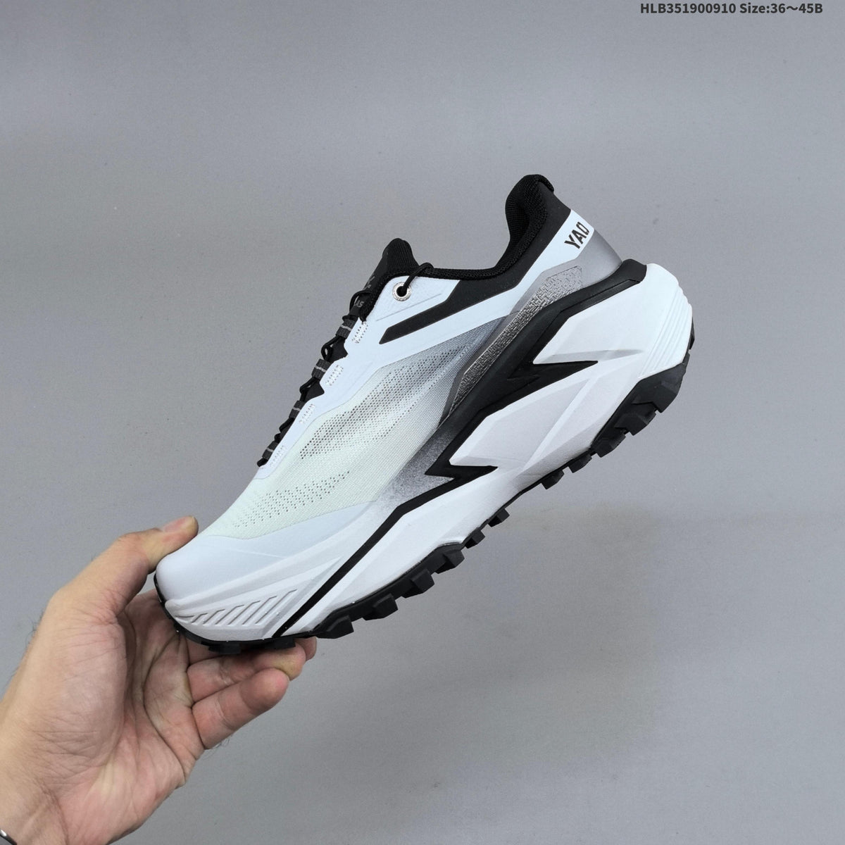 KAILAS FUGA YAO 3 SUV Trail Running Shoes, in White Black - product image from the listing.