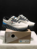 Cream and Gray On Cloudstratus 3 Running Shoes - product image from the listing.