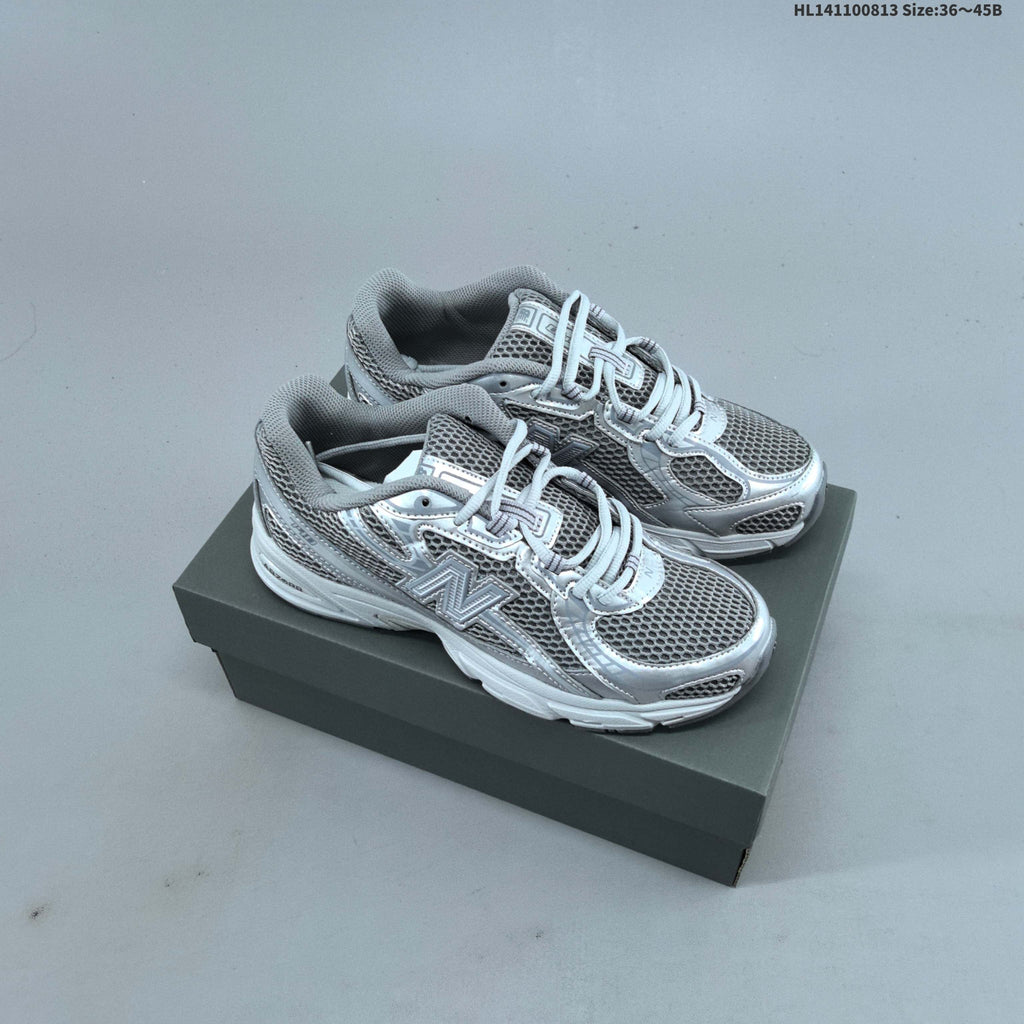 Grey and Silver New Balance 740 Sneakers CR740MG - product image from the listing.